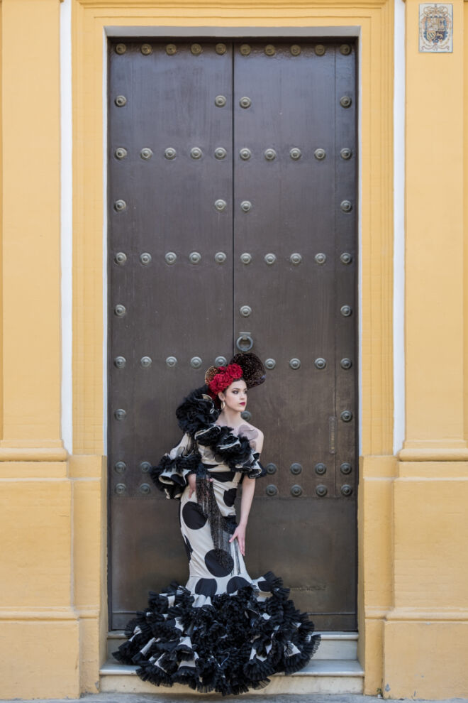 fotografía moda flamenca